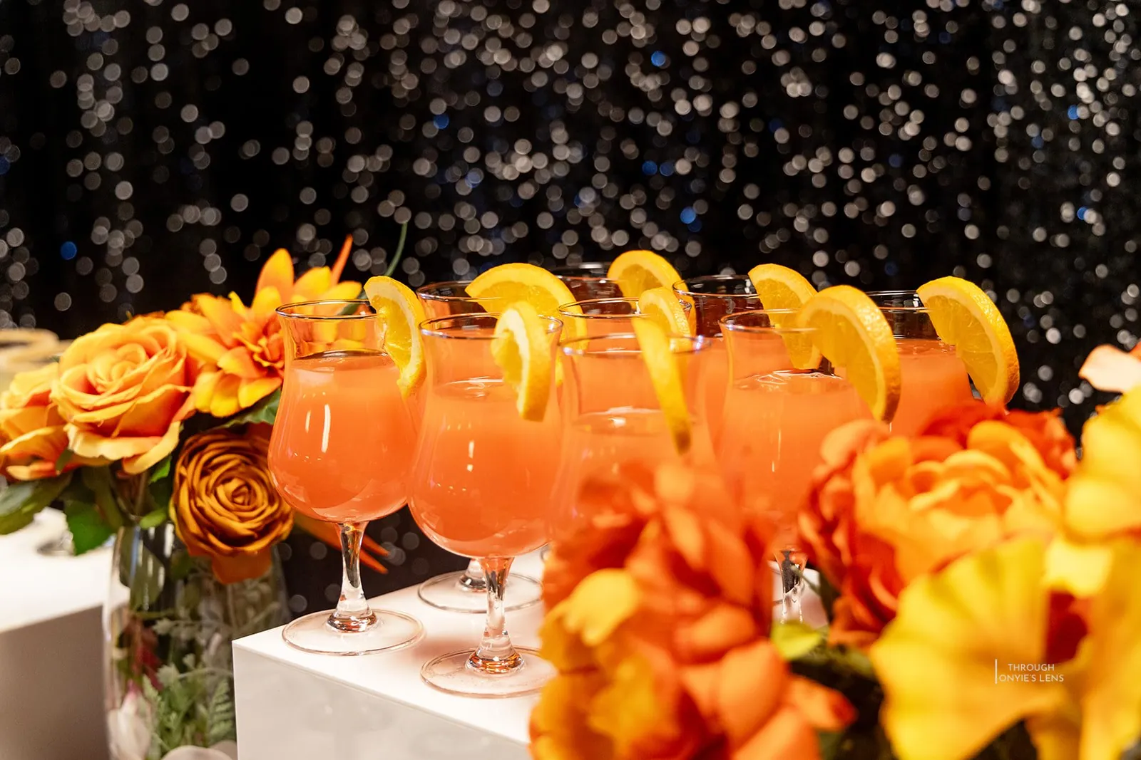 Tropical Sunrise handcrafted mocktail